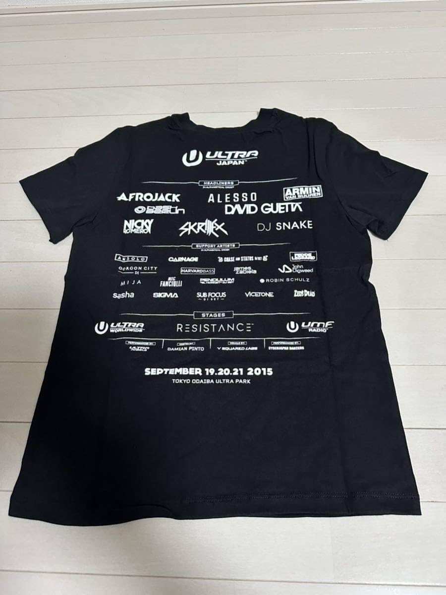 ultra japan tシャツ ULTRA JAPAN ウルトラジャパン 2022 Tシャツ M 黒 - メルカリ